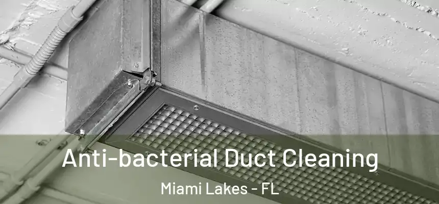 Anti-bacterial Duct Cleaning Miami Lakes - FL