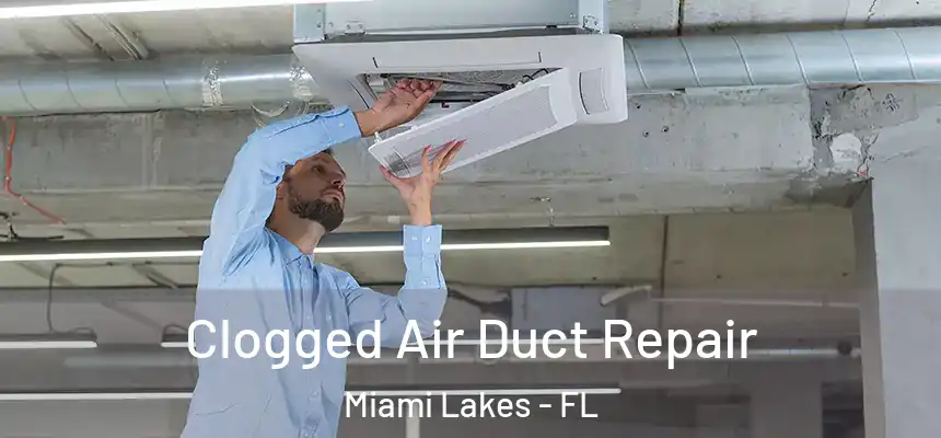 Clogged Air Duct Repair Miami Lakes - FL